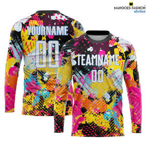 Uniforme de Fútbol Personalizado con Patrón de Graffiti Blanco y Azul Claro, Sublimado, Corto, Transpirable, Conjunto Deportivo con Logotipo Bordado - Product Image 5