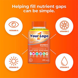 Cao cấp không biến đổi gen 10,000 IU vitamin công thức hỗ trợ khỏe mạnh tầm nhìn hệ thống miễn dịch tăng trưởng & sinh sản 250 máy tính bảng - Product Image 6