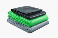 Revêtement UV en plastique HDPE imprimé et emballé Feuille de bâche PE colorée taille personnalisée