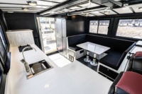 Kinocean Factory Supply Catamaran de pêche personnalisable OEM avec cabine, bateau de plaisance pour la pêche en haute mer et les loisirs, moteur hors-bord