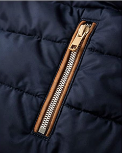 Veste matelassée unisexe avec capuche en fausse fourrure |   Manteau d'hiver chaud |   Vêtements d'extérieur isolés slim fit - Product Image 5