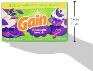 Gain Dryer <b>Sheets</b>, Moonlight Breeze, 120 Count (Pack of 6) - Product Image 2