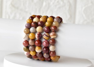 Wholesale Selling Mookaite Premium Natural 8mm Round <b>Healing</b> <b>Bracelet</b> for Meditation Jewelry - Product Image 5