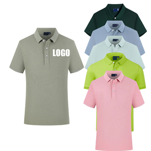 Logo personnalisé OEM de haute qualité en gros polos pour hommes T-shirt d'été personnalisé de couleur unie à revers Chemise polo de golf à manches courtes - Product Image 1