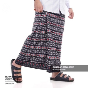 Sarong musulman Goyor d'Indonésie pour hommes, bas respirant en rayonne - Product Image 1