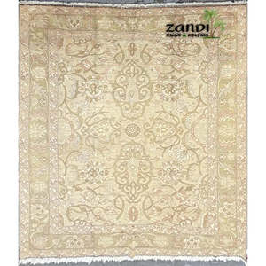 <b>Wool</b> Rug Traditional Design Vintage Style Artisan <b>Crafted</b> Area Rug Natural <b>Wool</b> Carpet Classic Home Decor - Product Image 1