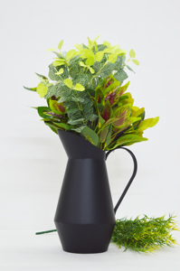 Gran oferta, revestimiento de polvo negro, moderno, único, Premium, antiguo, niquelado, florero de hierro, florero de estilo de lujo para el hogar de lujo - Product Image 5