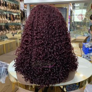 Hot Sale 100% Real Human Hair <b>Pixie</b> Curly <b>Wig</b> 5x5 Transparent Lace Glueless SDD Short Curly <b>Wig</b> - Product Image 2