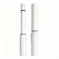 Tuyaux de montée en UPVC filetés Sch40 Sch80 3" 2" pour pompes submersibles, tubes de forage de puits, tubes de gaine de puits, PN16, tuyau de descente en PVC 4 pouces 75