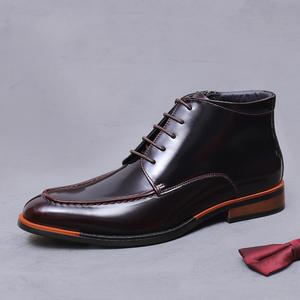 Zapatos de Vestir Formales de Negocios para Hombre, de Cuero Genuino, Estilo Retro, con Cordones, Exclusivos - Product Image 6