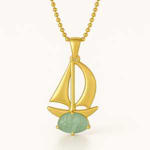 Pendentif artisanal personnalisé en or jaune massif 14 carats (4,8 g) avec émeraude plaquée rhodium, serti clos, tendance, unisexe, cadeau de mariage - Product Image 5