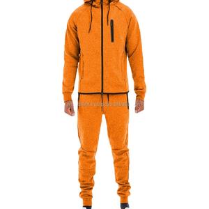 Conjunto Deportivo de Felpa Técnica para Hombre, de Alta Calidad, Transpirable, de Secado Rápido, Talla Grande, Algodón/Poliéster, Chaqueta con Capucha y Pantalones, Tallas S-XL, de Fábrica - Product Image 1