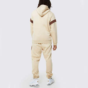 Conjunto Deportivo de Invierno para Hombre, Color Sólido, Ecológico, Sudadera con Capucha Gris Oscuro y Pantalones Jogger, Conjunto de Dos Piezas de Felpa Suave y Cálida para Uso Diario - Product Image 4