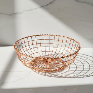 Cesta Multifuncional para Aperitivos, Recubierta de Hierro, Ecológica, con Asa, para Mostrador de Cocina, para Pan, Dulces, Verduras y Frutas - Product Image 5