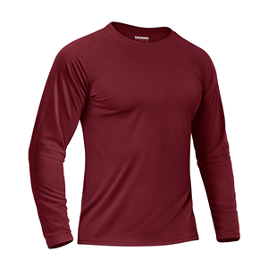 Wholesale Lightweight Performance Sportswear Customized Logo Men's Full Sleeve Rash Guard with Breathable Stretchable Feature - Product Image 1