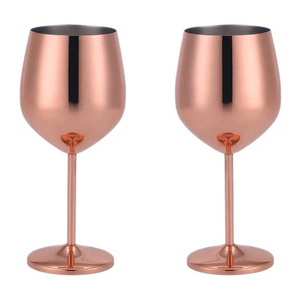 Gobelet en verre à vin en métal de conception classique pour servir du vin sophistiqué pour offrir des verres verre à bière en acier inoxydable - Product Image 3