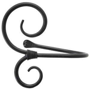 Accesorios de cortina negra mate para soporte de puerta y ventana, herrajes para cortinas, decoración de ventana de pared interior - Product Image 4