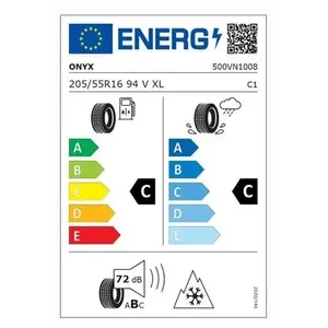 Neumático Radial para Todas las Estaciones Onyx NY-AS705 205/55 R16 94V XL M+S Vietnam para Reemplazo/Reparación - Product Image 3
