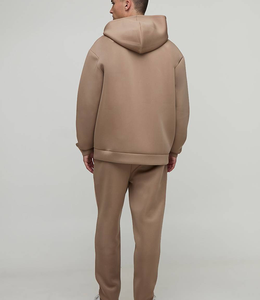 <b>Modest</b> <b>Sportswear</b> Men Jogging Set Fleece Line Hoodie &Sweatpants Basketball Football Exercise Training Running Gym Sweatsuit - Product Image 3