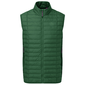 Essentials hombres espesar personalizado al por mayor de los hombres ligeros resistentes al agua Packable Puffer Chaleco con multi diseño personalizado - Product Image 3