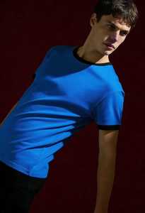 T-shirt à manches courtes en coton épais 250 GSM, coupe ample et surdimensionnée, broderie personnalisée pour hommes - Product Image 3