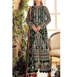 Vestidos paquistaníes para mujer, ropa de fiesta y boda, color personalizado, embalaje ODM - Product Image 4