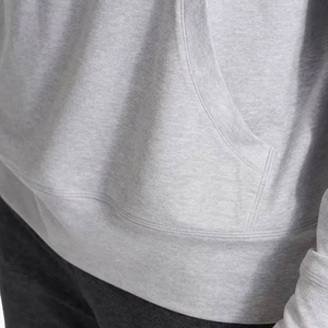 <b>Men</b> Popular ODM Half Zipper Hoodie Highly <b>Stretchy</b> Jersey Fabric Solid Streetwear Gym Quarter Hoodies Winter Collared PULLOVER - Product Image 6