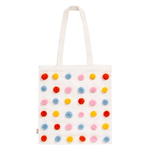 Sacs fourre-tout en toile de coton écologiques de couleur naturelle personnalisés, logo imprimé sur mesure, style signature, mode vintage, fleurs - Product Image 1