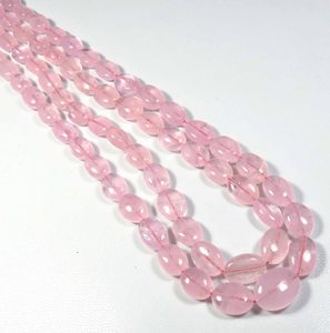 Cuentas Sueltas de Morganita Rosa Natural de Alta Calidad, Certificadas por CNAS, de 17 Pulgadas, Grado Superior, 8.5-15 mm, Ovaladas y Lisas, para Joyería - Product Image 3