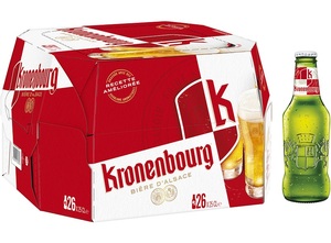Cerveza Kronenbourg Blanc 1664 Light 5% 33cl Pasteurizada, Francia, Embalaje a Granel, Opciones de Botella Disponibles, Vida Útil de 24 Meses - Product Image 3