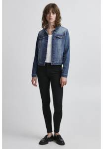 Veste en jean OEM pour femmes Bleu Denim au design unique Poches de poitrine et fermeture à boutons Conçu pour les femmes en toutes saisons Confort - Product Image 5