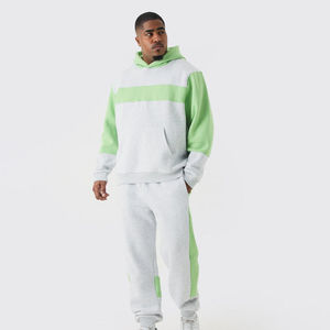 Chándal con estampado de hombre de diseño personalizado, pantalón de chándal acampanado apilado y chándales de algodón 100% de Pakistán - Product Image 1