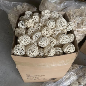 เครื่องประดับหวายสำหรับตกแต่งเทศกาลคริสต์มาสของตกแต่งต้นคริสต์มาสงานสานมือจากเวียดนาม - Product Image 1