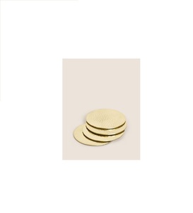 Posavasos de metal real con relieve floral para decoración de comedor tradicional, oficina, cafetería, restaurante, protección de mesa de servicio - Product Image 5