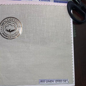 Camisa de Tela Brocada 100% Lino IRIS, Tejida e Impresa, 120 GSM, 58 - Product Image 2