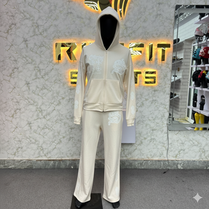 Services OEM, conception personnalisée, demande client, prix bas, survêtement à fermeture éclair pour hommes, style unique, nouveau design, survêtements pour hommes - Product Image 4