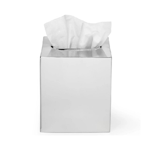 Stainless Steel <b>Silver</b> Color Tissue Storage Box for Table Top Accessories <b>Napkin</b> Tissue Box for Household Storage at Good Price - Product Image 1
