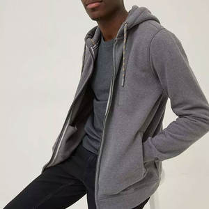 Sudadera con Capucha Extra Grande para Hombre, de Algodón y Felpa, Cálida, Suave, Holgada, Estilo Urbano, con Cierre Completo, Logotipo Personalizado, OEM, ODM, Marca Privada - Product Image 5