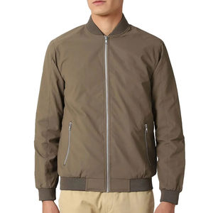 2025 imperméable à manches longues hommes Bomber veste de haute qualité bas quantité minimale de commande Logo personnalisé imprimé hommes Bomber veste - Product Image 1