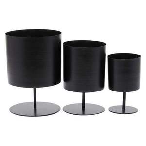 Seau en fer galvanisé de haute qualité pour la plantation de plantes vertes intérieur extérieur utilise des jardinières modernes écologiques ensemble de trois - Product Image 4