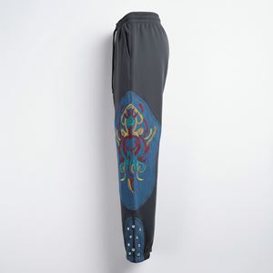 Jeans skinny pour femmes tendance Y2K, lourds, en laine peignée, imprimés en 3D, peints, streetwear, OEM ODM - Product Image 4