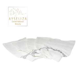 Organic Cotton Five-Finger Bath Mitt Exfoliating Shower <b>Scrubber</b> for Dead <b>Skin</b> Removal Viscose Hand Washing Application - Product Image 1