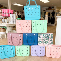 Bolsa de Playa de EVA Ecológica, Suave, con Logotipo Personalizado al por Mayor, Impresa, de Gran Capacidad, Impermeable, Transpirable y Ligera para el Verano