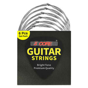 Cuerdas para Guitarra Eléctrica de 5 Hilos para Guitarras de 6 Cuerdas, Acero Niquelado - Product Image 2