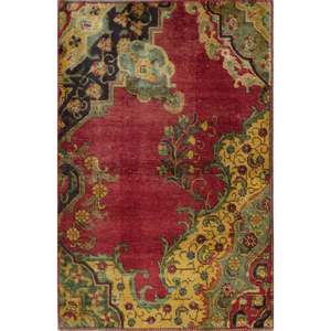 Decorative <b>Wool</b> Accent Rug Vintage Floral Elegance Artisan <b>Crafted</b> Traditional Luxury Classic Home Interior Decor - Product Image 1