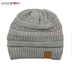 Thick Knit Beanie <b>Hat</b> For <b>Men</b> Casual Slouchy Style <b>Hat</b> Ideal For Cold Weather Days Warm <b>Wool</b> Blend Beanie - Product Image 2