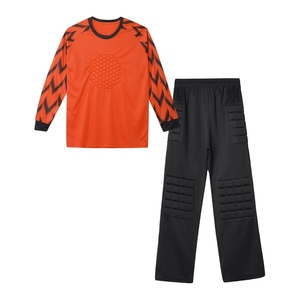 Camiseta de fútbol personalizada para jóvenes, kit de uniforme de portero, camiseta de fútbol de manga larga para hombres, ropa de fútbol para jóvenes, portero personalizado, Je - Product Image 2