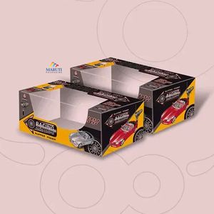 กล่องบรรจุภัณฑ์พับได้กระดาษคราฟท์ & กระดาษดูเพล็กซ์ที่กำหนดเองกล่องประเภทโฟลเดอร์รีไซเคิลพิมพ์ลายนูนสำหรับของเล่นและบรรจุภัณฑ์ของขวัญ - Product Image 1