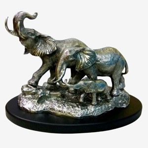 Estatua de elefante antiguo más vendida escultura de estatuilla de Animal elegante para decoración del hogar para mesa o regalo de vacaciones - Product Image 3
