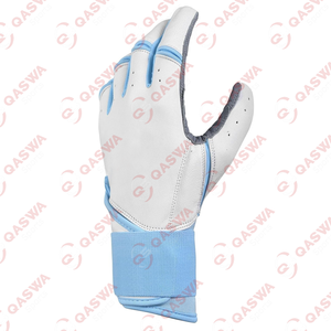 Gants de frappe de baseball en cuir respirants et confortables pour les joueurs jeunes et adultes avec manchette à sangle réglable pour le soutien du poignet - Product Image 5